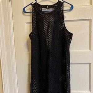 black La Perla lace coverup